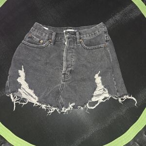 PacSun Black Jean Shorts Casual Night Out